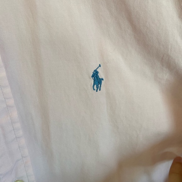 Men’s medium pink button up shirt. - Picture 4 of 4